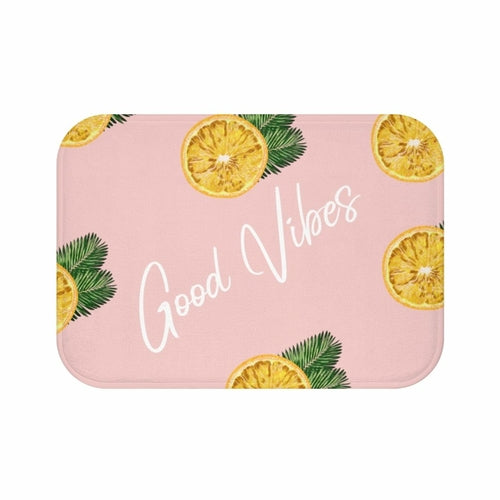 Good Vibes Lemon Bath Mat – Add a Splash of Freshness to Your Space