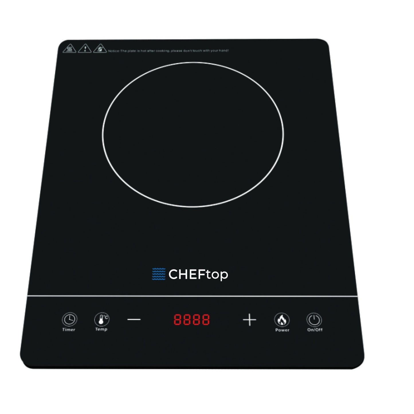 Cheftop Single Induction Burner Cooktop - Smart, Safe, and Sleek Cooking Anywhere