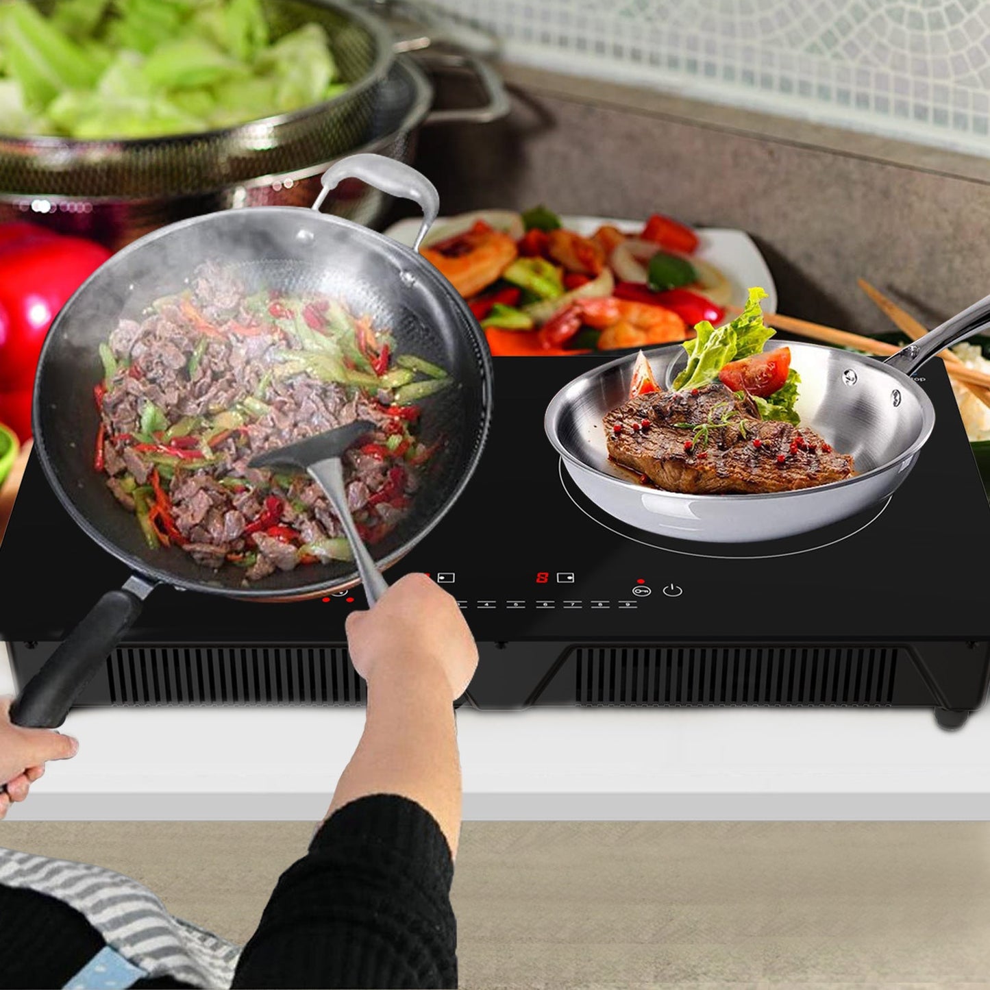 Cheftop Dual Induction Cooktop – Efficient, Versatile, and Modern