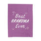 Best Grandma Ever Plush Throw Blanket – A Cozy Gift for Grandma