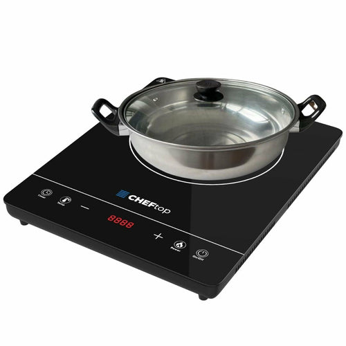 Cheftop Single Induction Burner Cooktop - Smart, Safe, and Sleek Cooking Anywhere