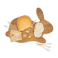 Acacia Wood Bunny Cutting Board with 20 Bunny Picks – Perfect for Easter Celebrations