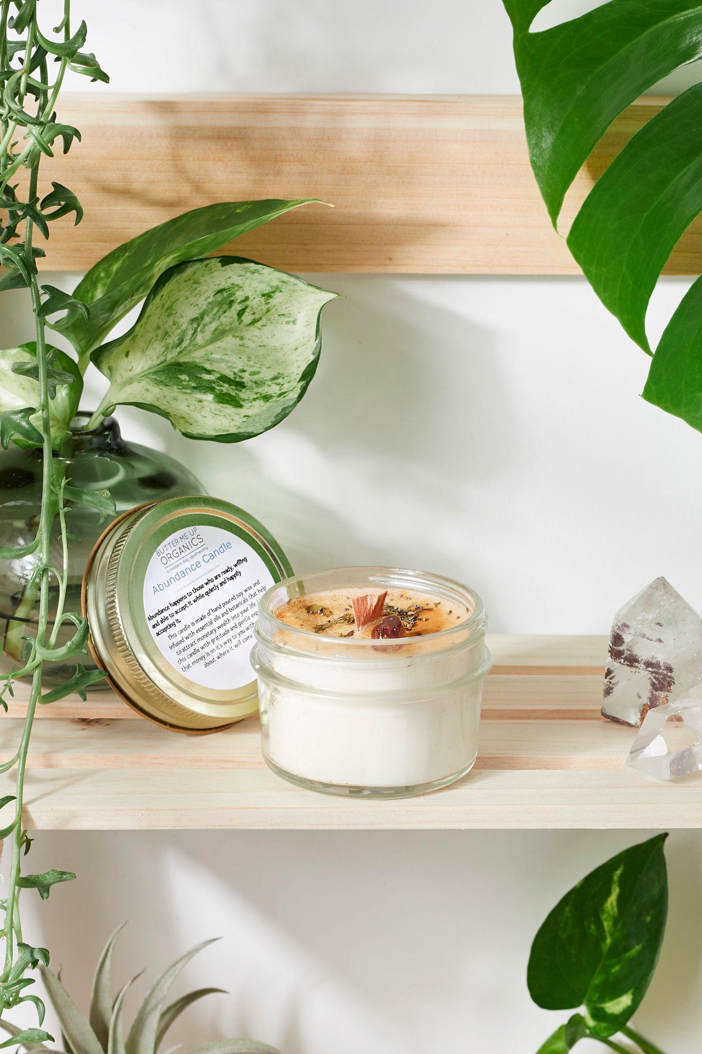 Abundance Intention Candle – Infused with Gratitude and Prosperity