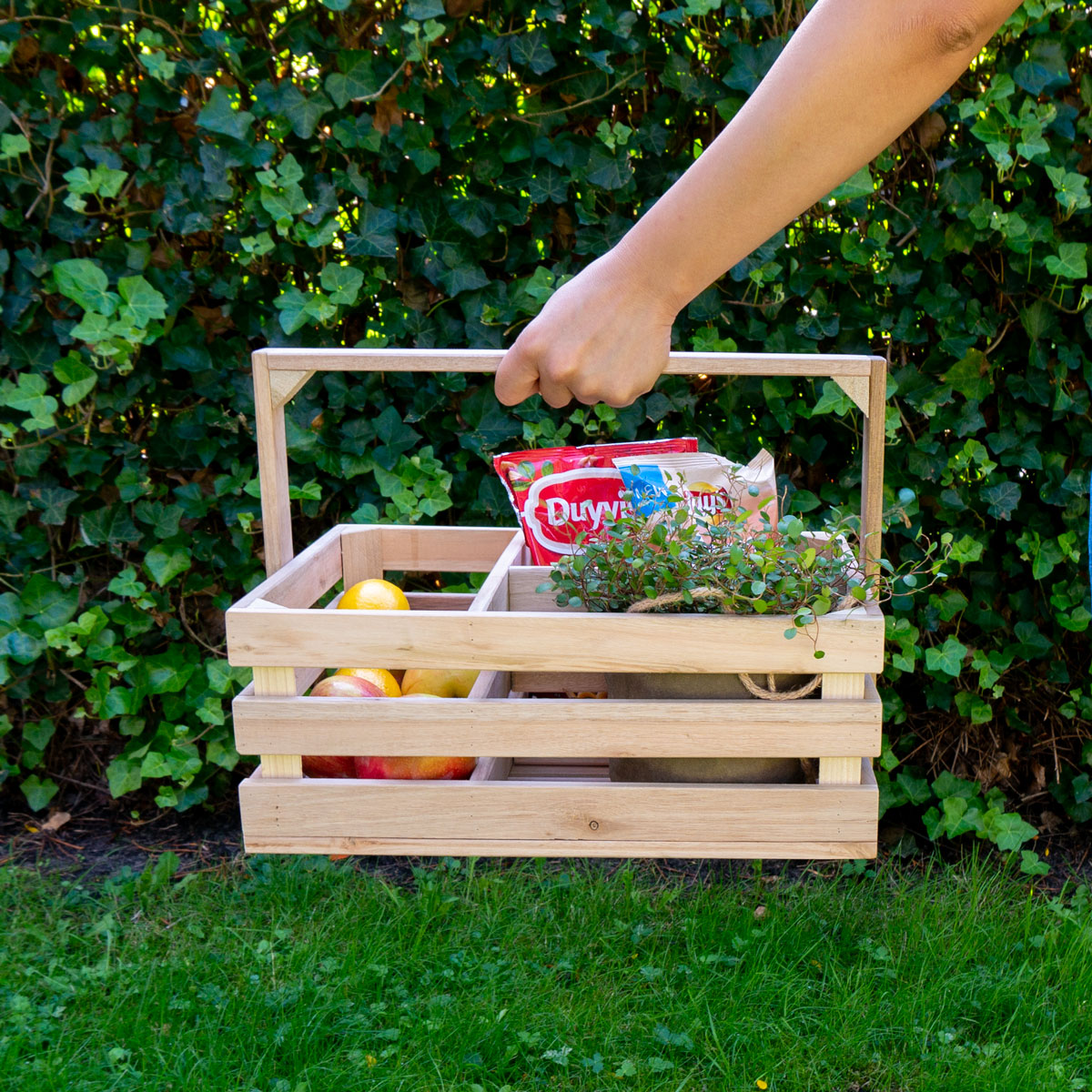 Solid Wood Storage Box – Crafted from Reclaimed Wood Pallets