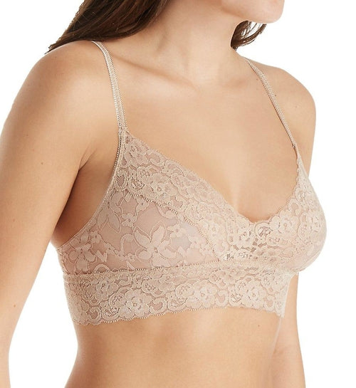 Semi-Sheer Lace Wireless Bralette – Elegance Meets Comfort