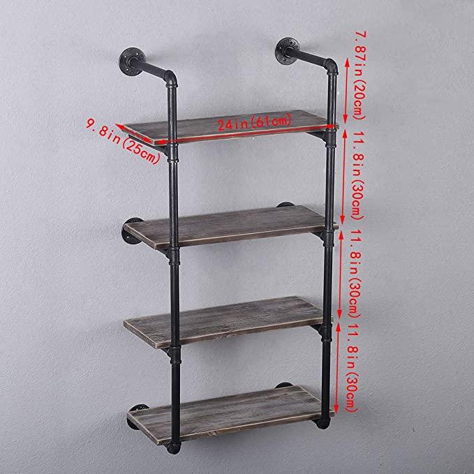 Industrial Pipe Shelves – Durable, Stylish, and Easy to Assemble