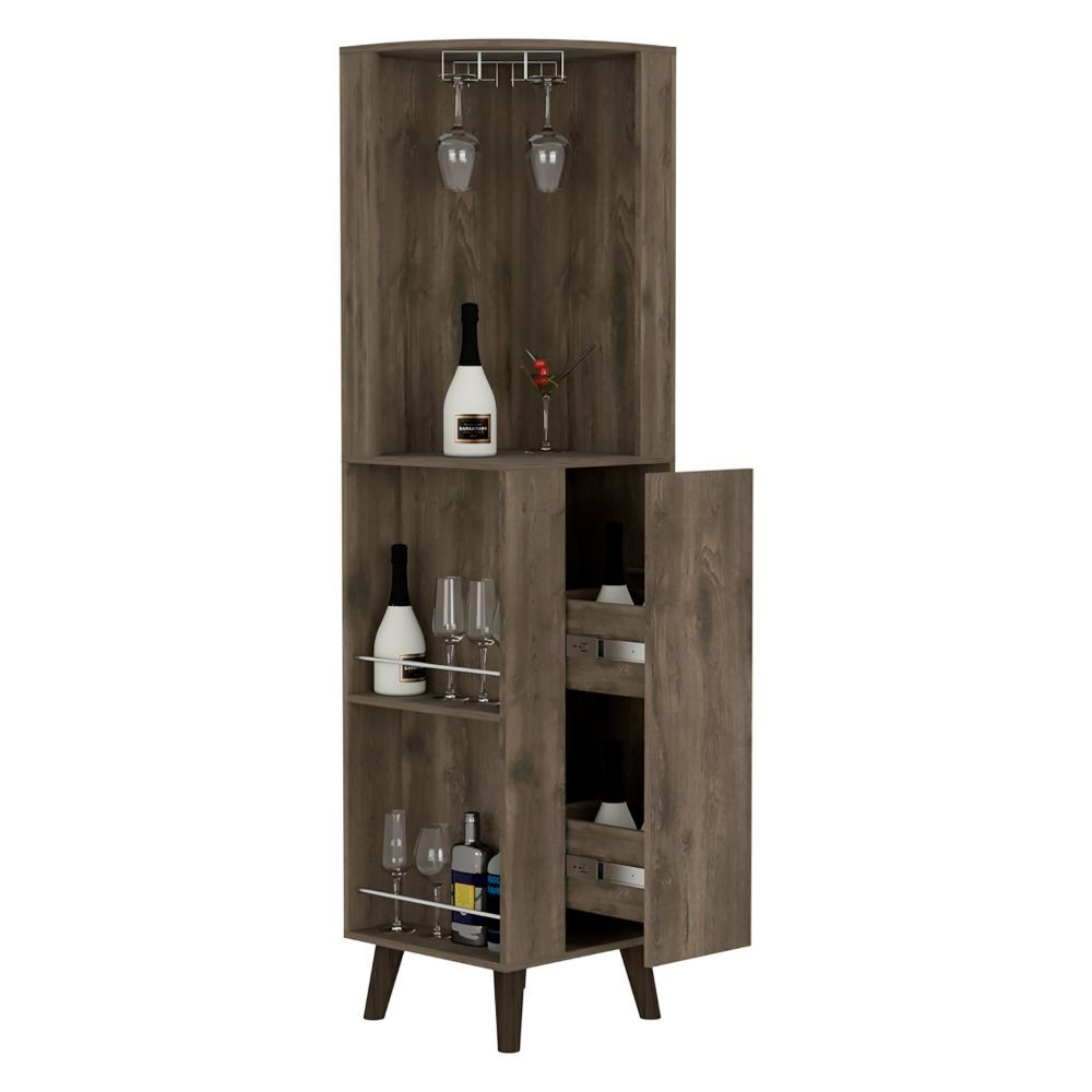 Plex Corner Bar Cabinet – Add Elegance and Functionality to Your Bar Space