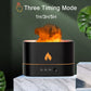 Flame Effect Essential Oil Diffuser – Soothing Aromatherapy & Humidifier with Night Light