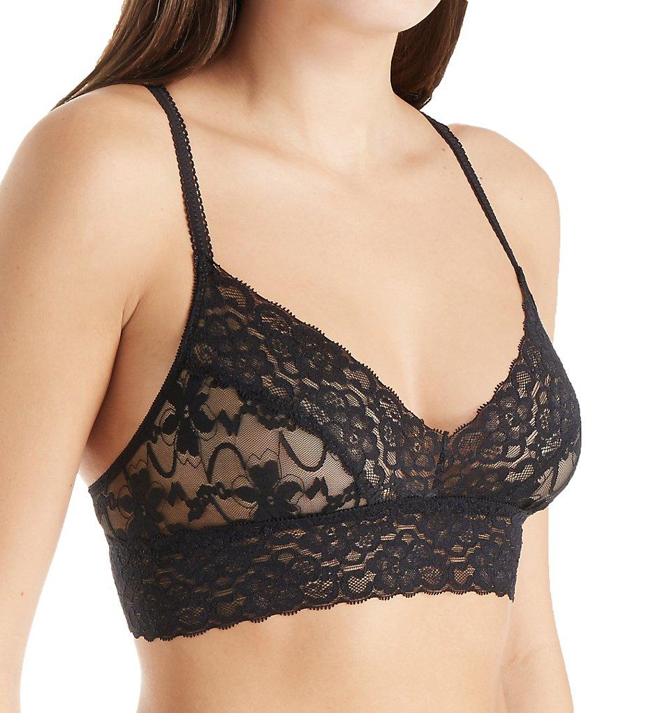 Semi-Sheer Lace Wireless Bralette – Elegance Meets Comfort