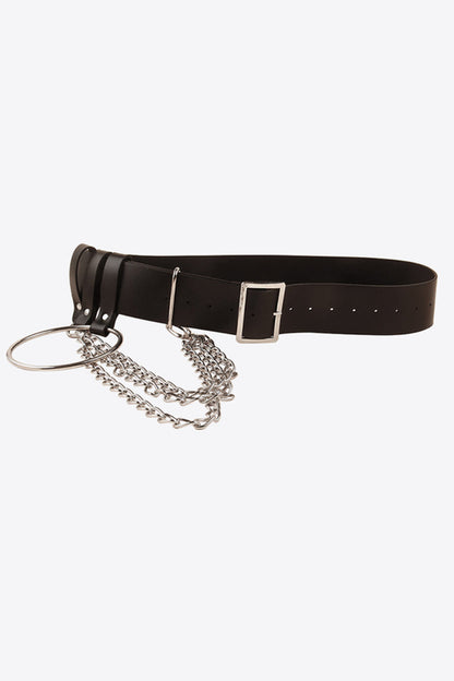 The Faris Belt with Chain – Elevate Your Style with an Edgy Touch