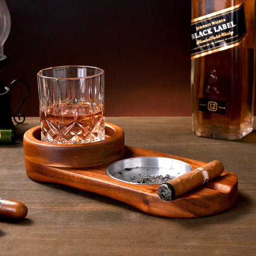 "VinoServe Wooden Wine Tray" – Elevate Your Wine Experience