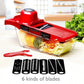 Stainless Steel 6 Blades Vegetable Slicer