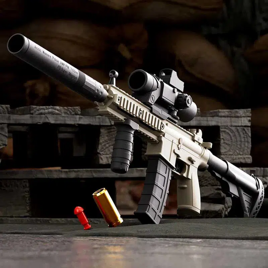 "BattleStrike 416 Shell Ejection Blaster" – Experience Realistic Outdoor Action