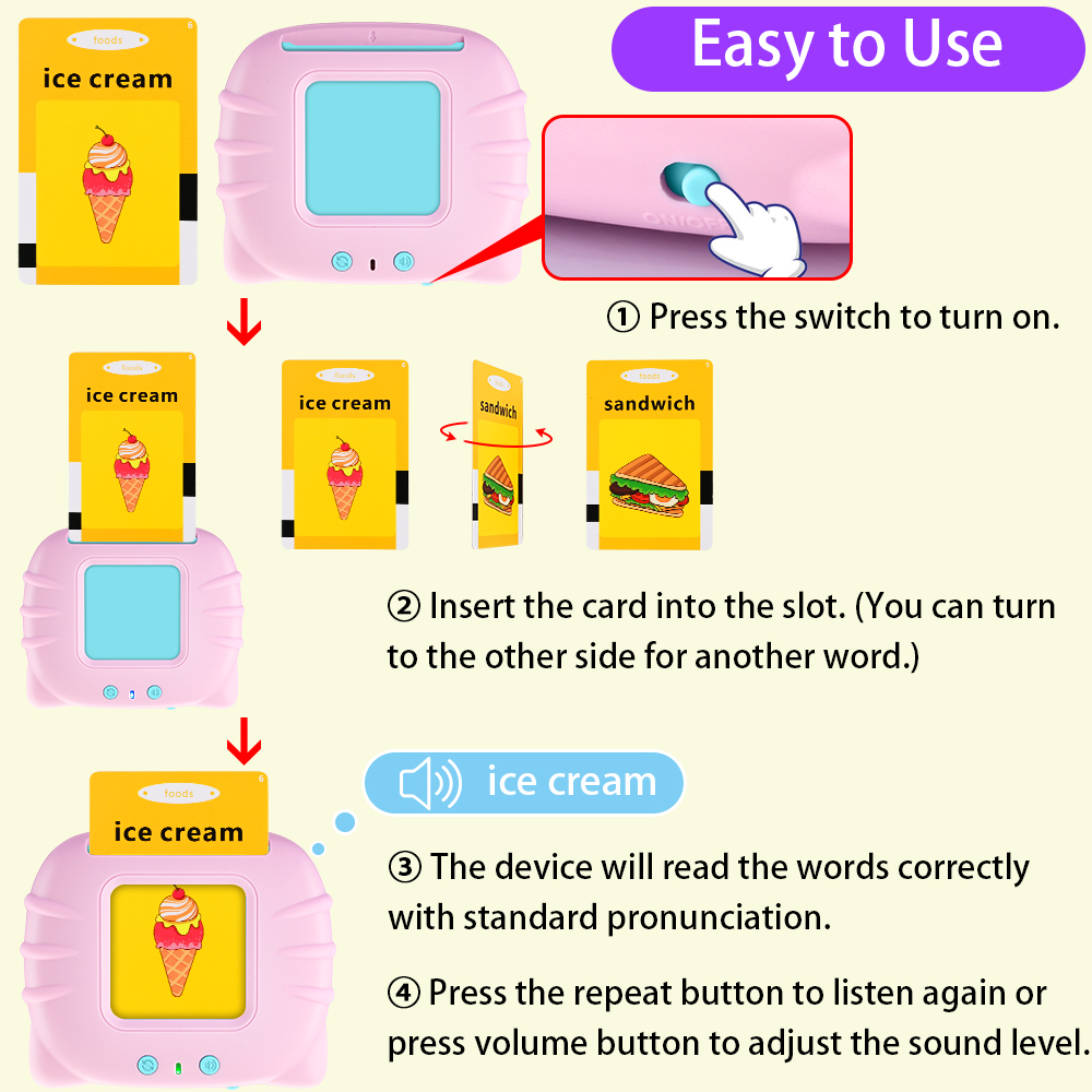 Interactive Educational Flash Cards Learning Toy – Fun & Effective Learning for Kids