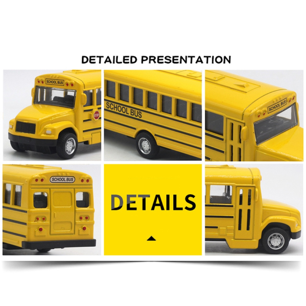 Bus Toy Model – High-Quality Pull-Back Design for Kids & Collectors