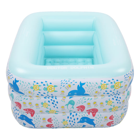 "AquaZone 3-Layer Inflatable Pool" – Fun, Safe, and Durable for All Ages