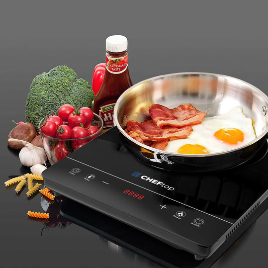 Cheftop Single Induction Burner Cooktop - Smart, Safe, and Sleek Cooking Anywhere