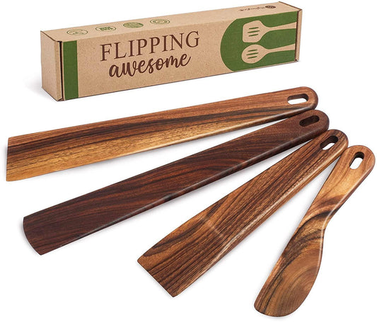 Handmade Wooden Cooking Utensils Set – Essential Tools for Every Kitchen