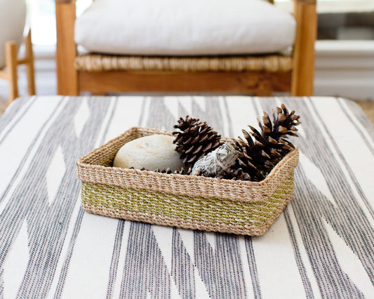 Decorative Woven Tray – Stylish Organization for Your Home