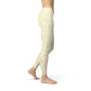 White Geometric Cube Leggings – Style Meets Performance