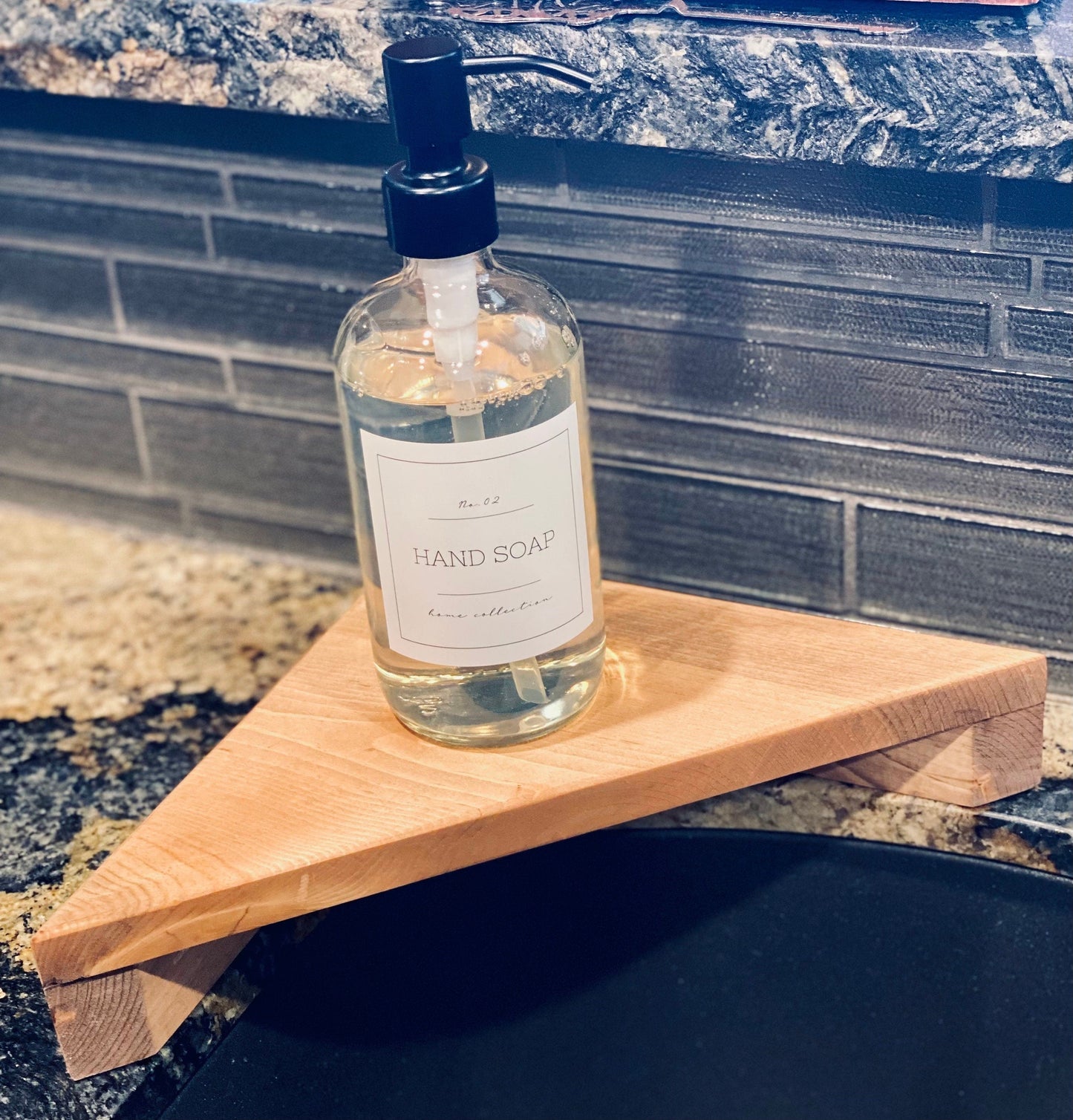 Handmade Wooden Corner Riser – Perfect for Displaying Soaps, Candles, and Plants