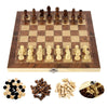 "TravelMate Foldable Chess Set" – Your Perfect Companion for On-the-Go Play