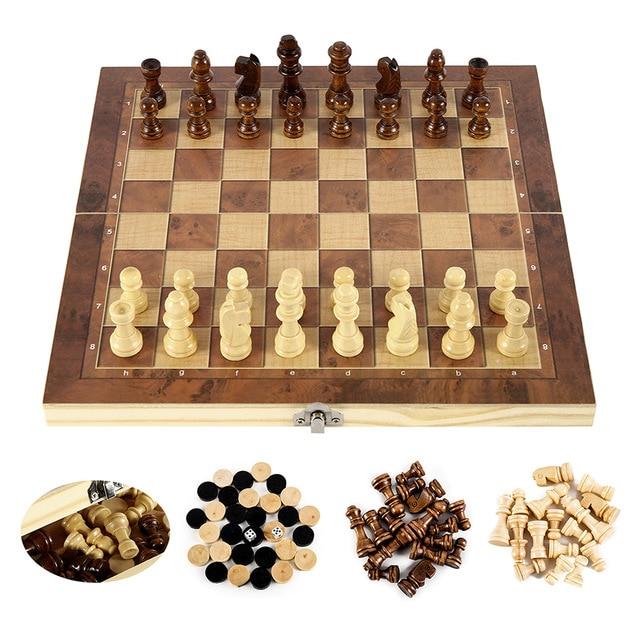 "TravelMate Foldable Chess Set" – Your Perfect Companion for On-the-Go Play